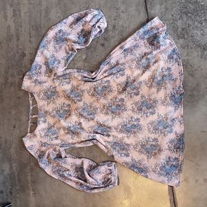 Floral 3/4 sleeve dress